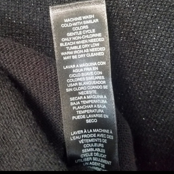 White House Black Market Black Open Cascade Front Cardigan XS - Picture 7 of 9